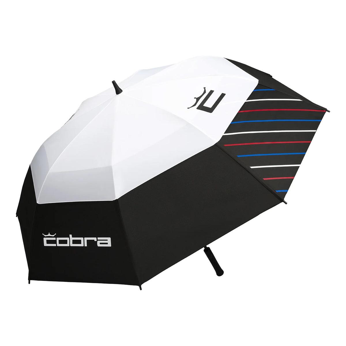 Cobra Two-Tone White/Black Golf Umbrella