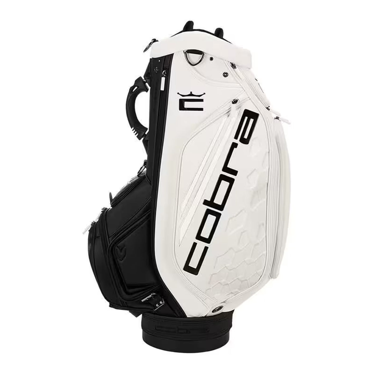 Cobra Tour Staff White/Black Stand Trolley Bag