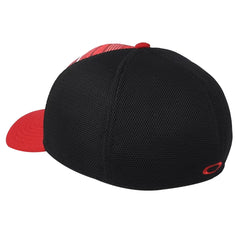 Oakley Silicone Bark Print 2.0 Flexfit Mens Red Golf Cap