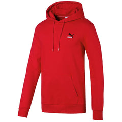 Puma Mens Classics Embroidered Red Hoodie