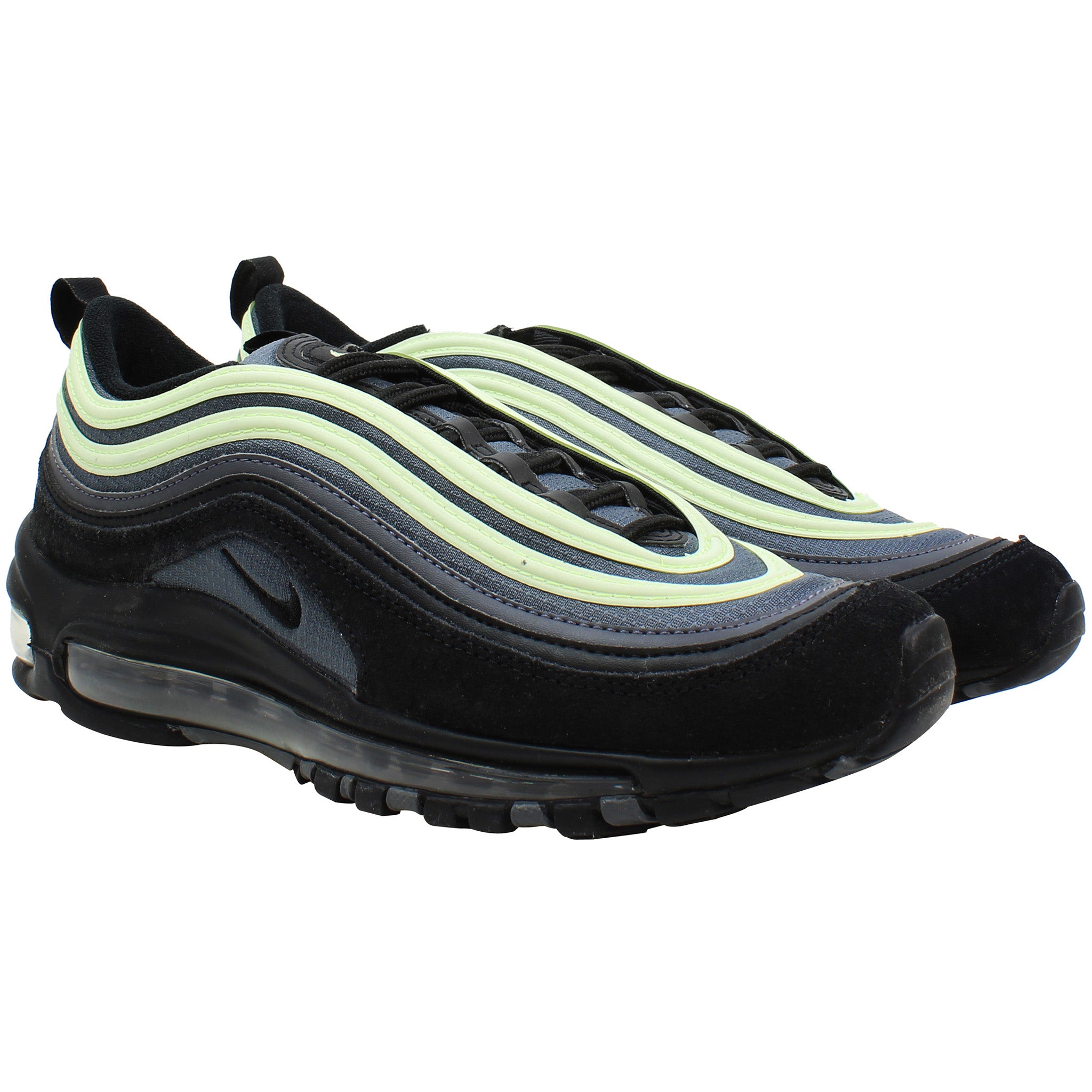 Nike Air Max 97 Barely Volt Kids Black Trainers