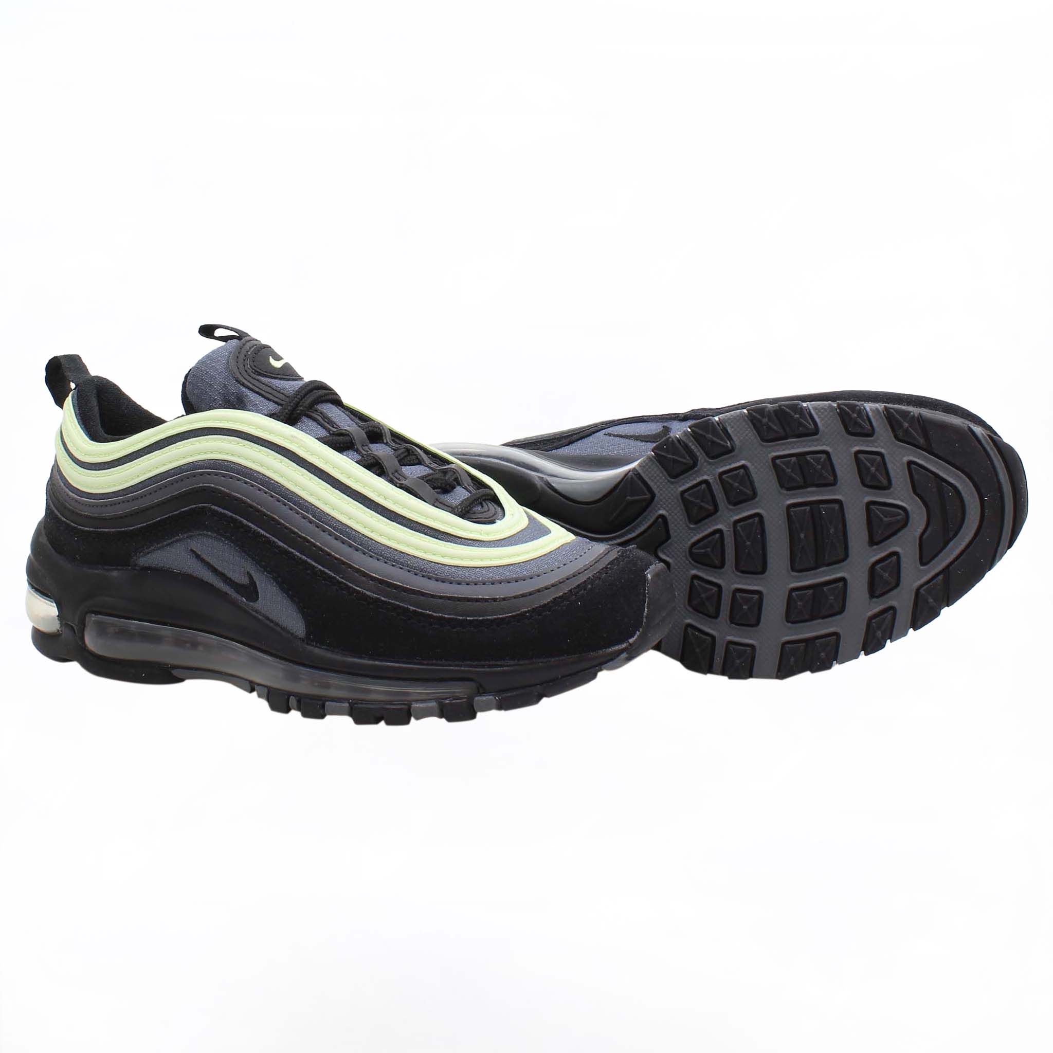 Nike Air Max 97 Barely Volt Kids Black Trainers NO BOX