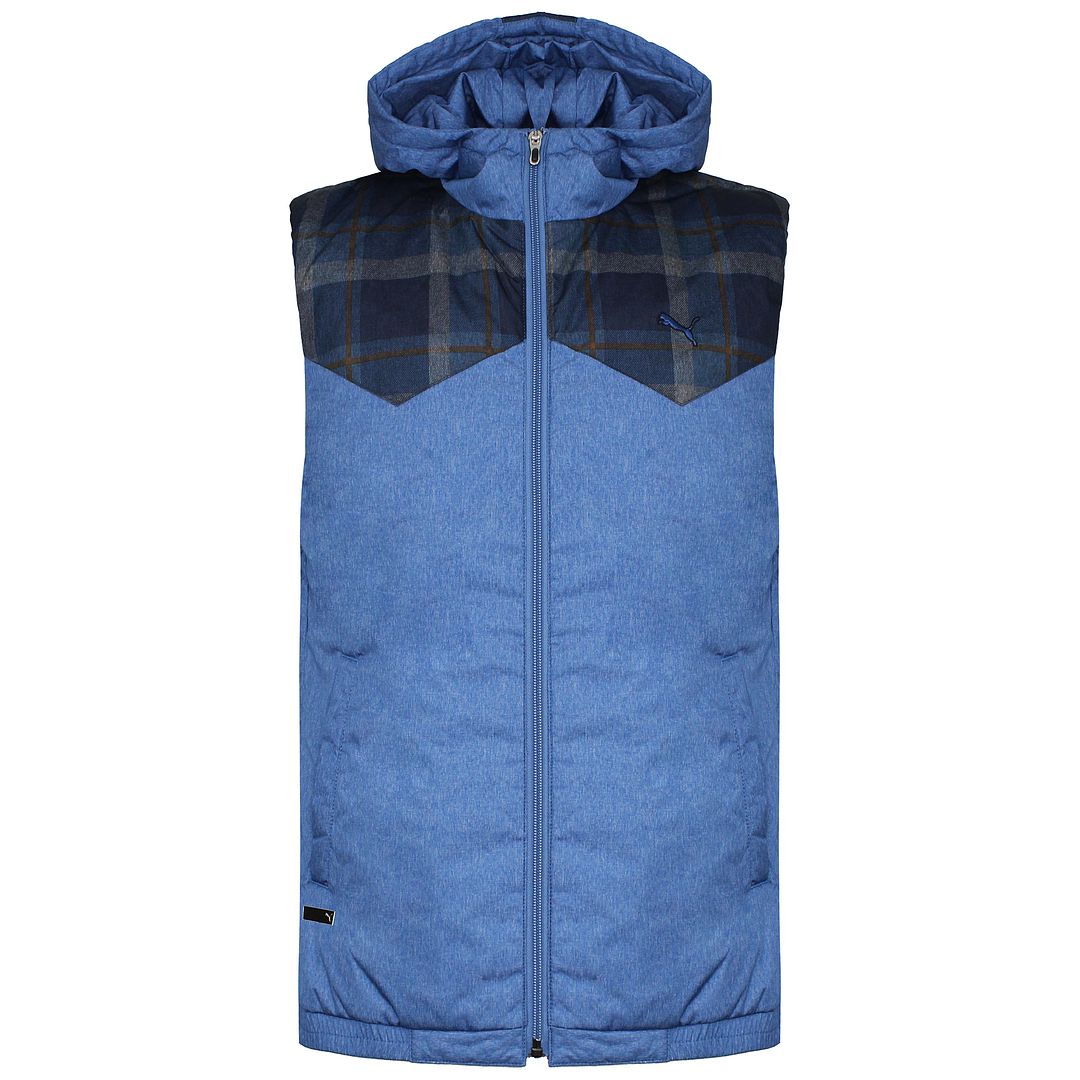 Puma Logo Mens Blue Gilet