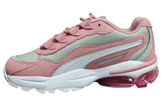 Puma CELL Stellar Rose Grey Low Lace Up Chunky Trainers - Womens