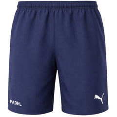 Puma teamLiga 7inch Mens Navy Padel Shorts