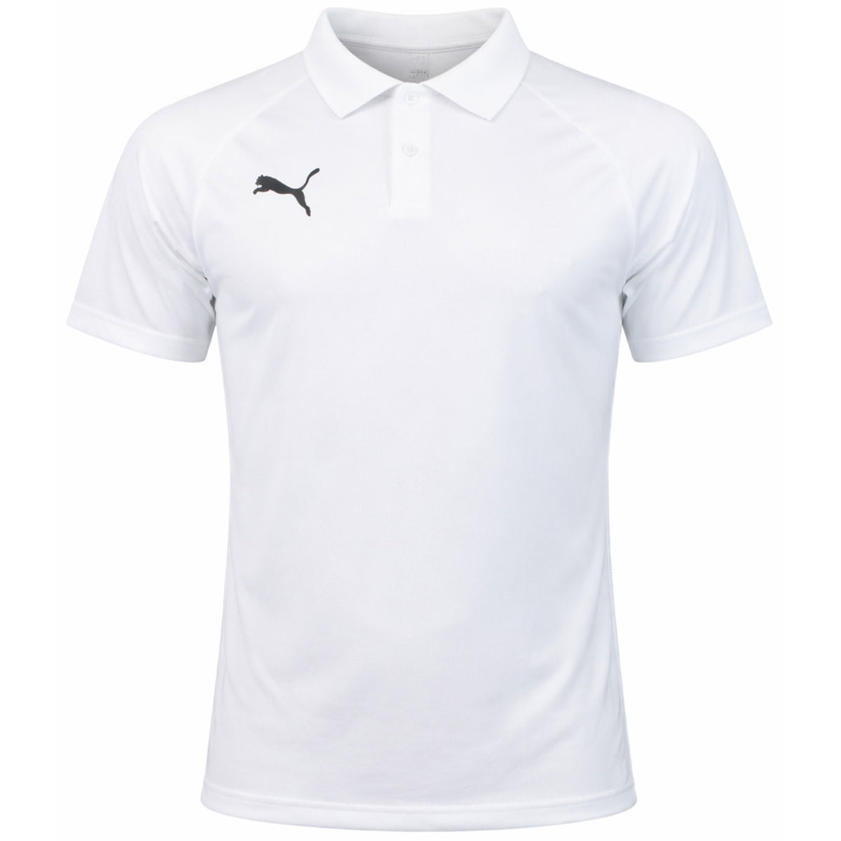 Puma Teamliga Mens White Padel Polo Shirt