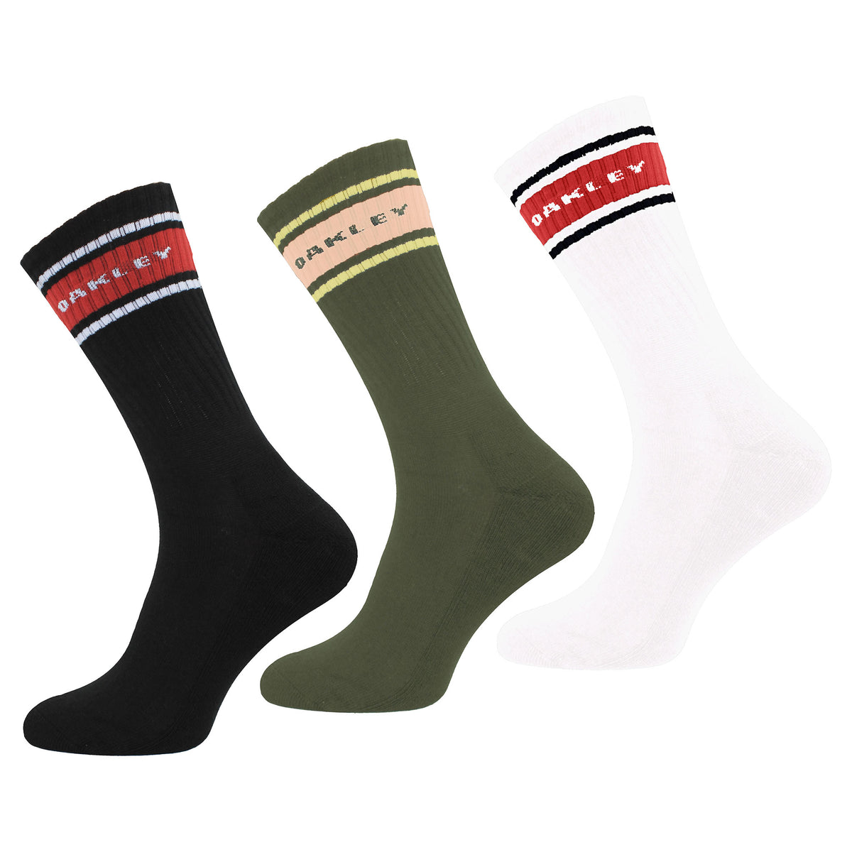 Oakley 3-Pack Mens Socks