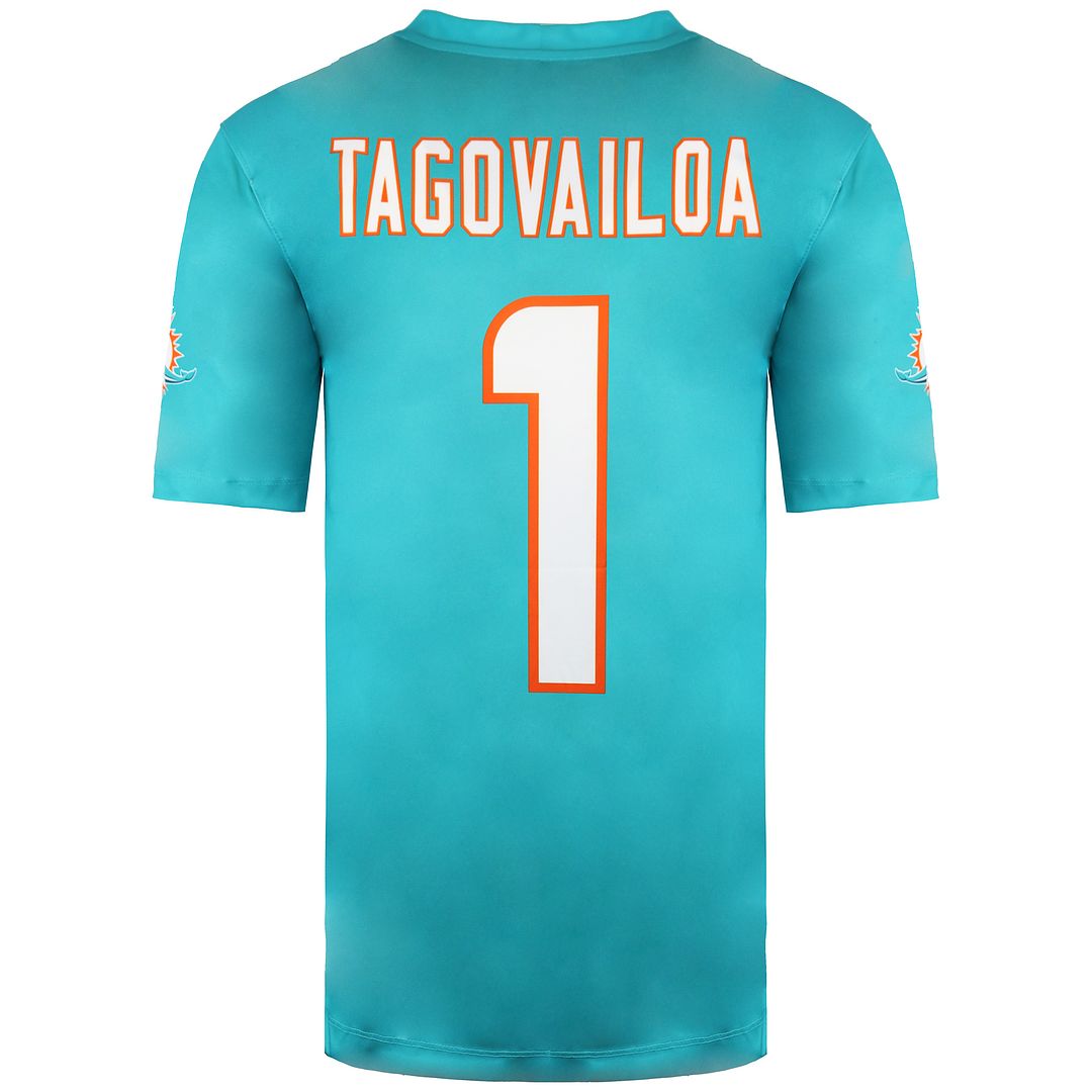 Nike NFL Miami Dolphins 1 Tua Tagovailoa Mens Home Legend Jersey