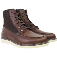 Timberland Newmarket Moc Mens Dark Brown Boots