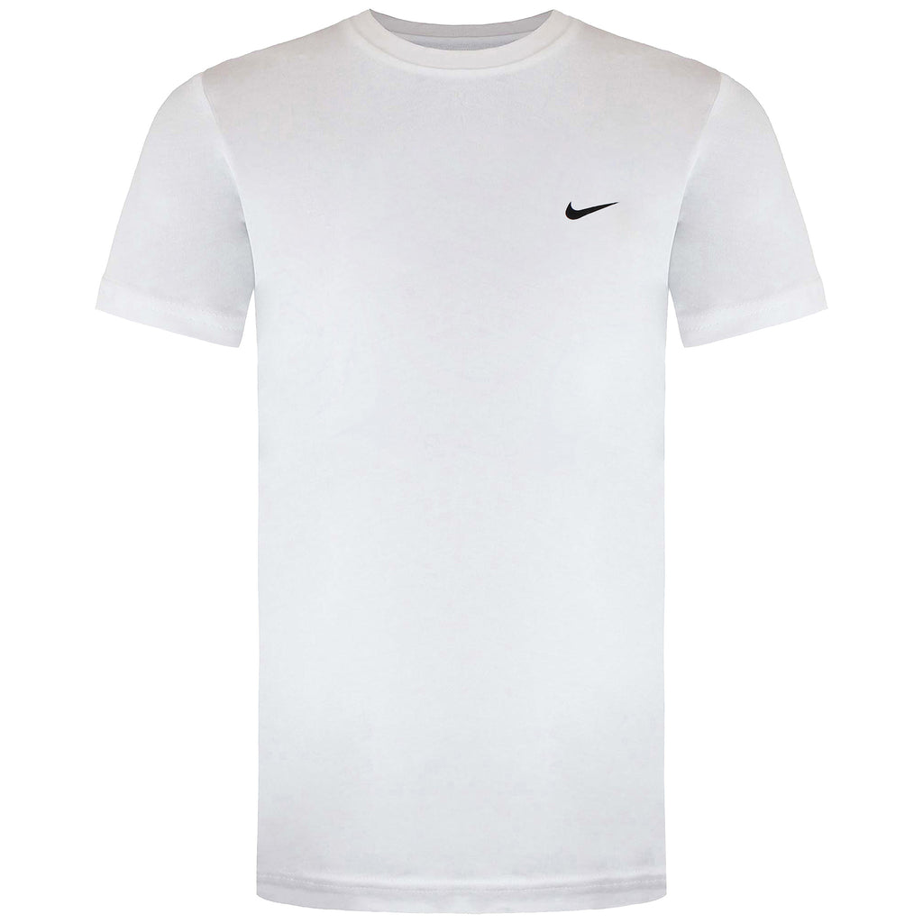 Nike Plain Mens White T-Shirt