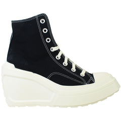 Converse Chuck 70 De Luxe Wedge Hi Womens Black Shoes