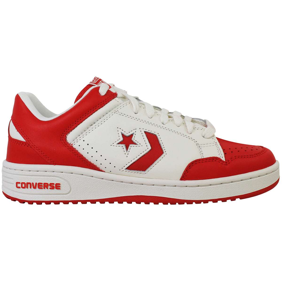 Converse Weapon Ox Vintage Unisex White/Red Trainers
