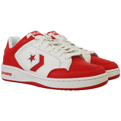 Converse Weapon Ox Vintage Unisex White/Red Trainers