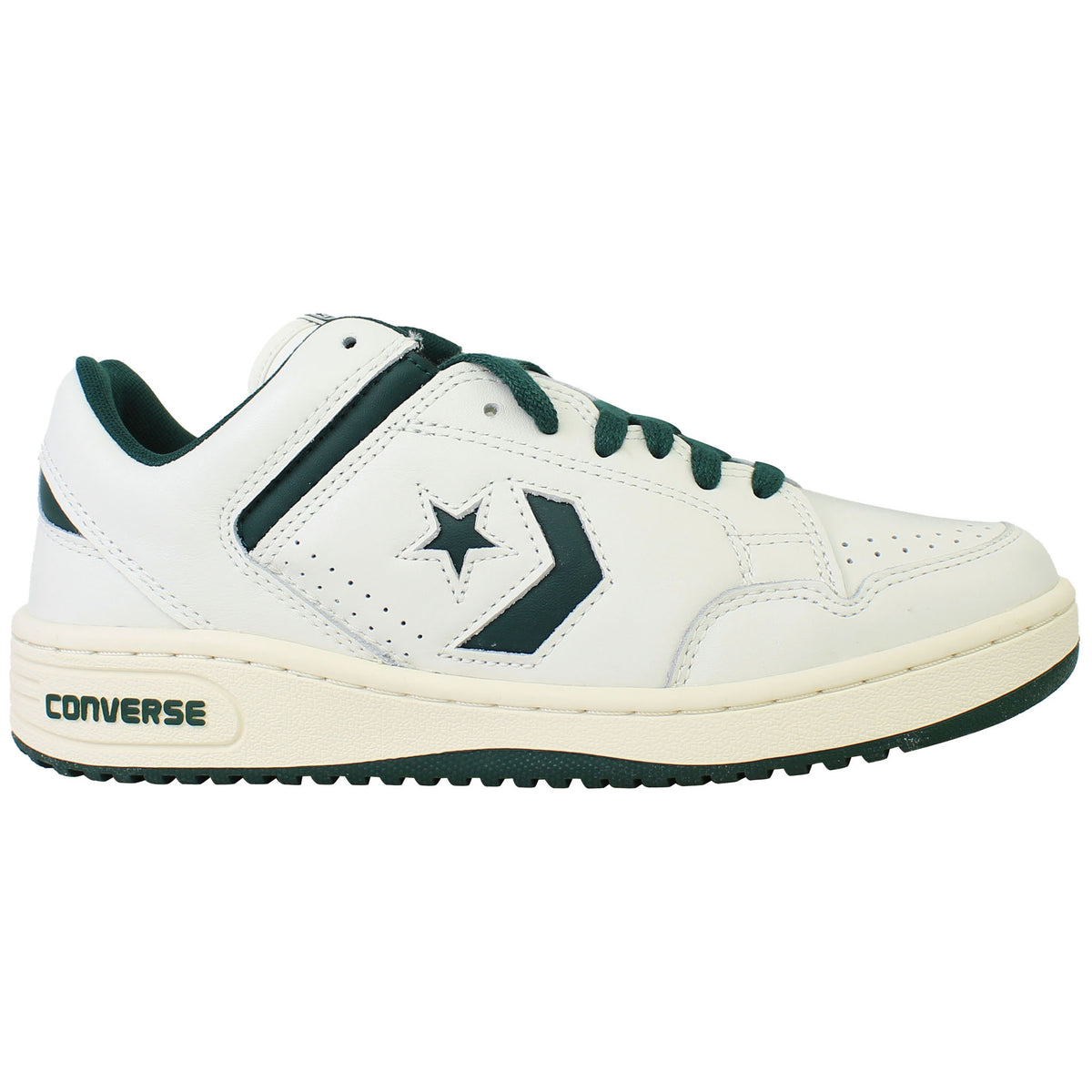 Converse Weapon OX Unisex Off White/Green Trainers