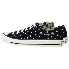 Converse Chuck Taylor All Star Polka Dots Womens Black Plimsolls