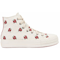 Converse Chuck Taylor Lift Hi Womens White Plimsolls