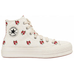 Converse Chuck Taylor Lift Hi Womens White Plimsolls