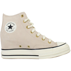 Converse Chuck 70 Wedge Hi Womens Light Pink Plimsolls