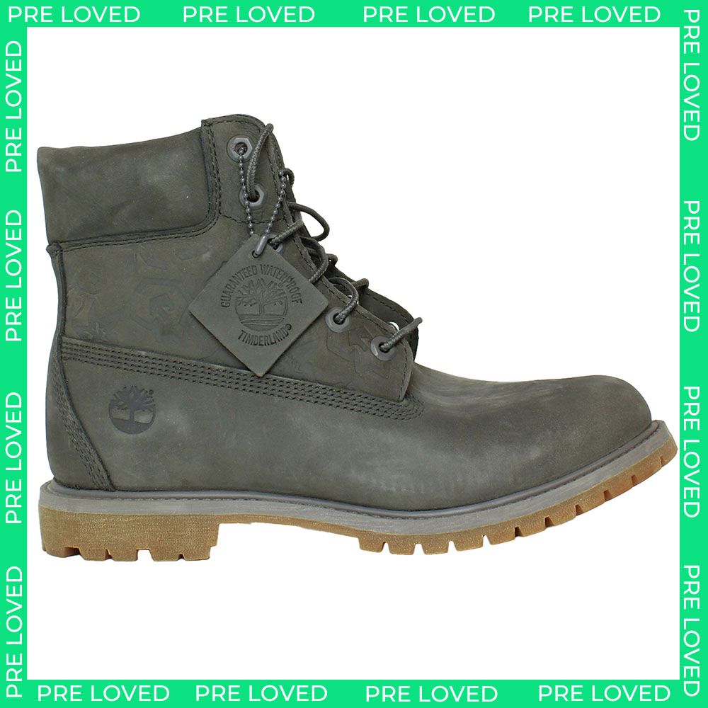 Timberland 6Inch Premium Womens Grey Boots FADED