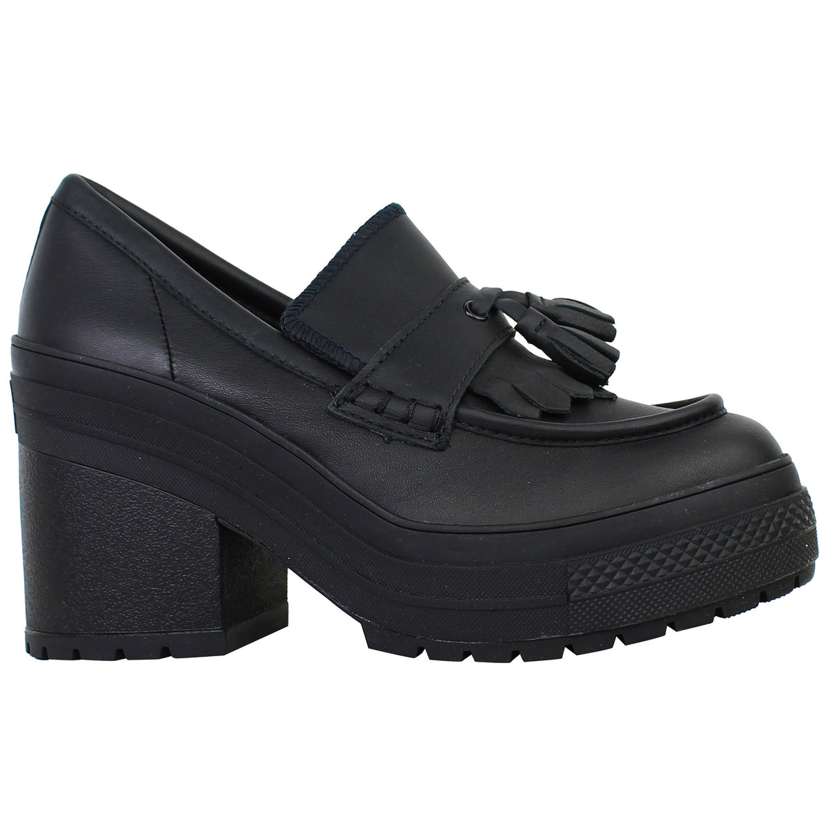 Converse Chuck 70 De Luxe Heel Platform Womens Black Shoes