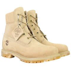 Timberland Premium 6inch Womens Beige Boots