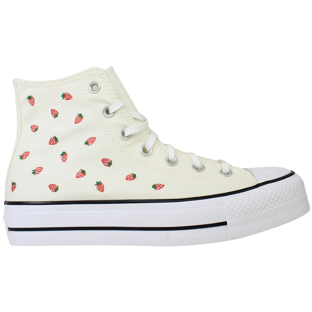 Converse Chuck Taylor Lift Hi Womens Off White Plimsolls