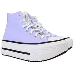 Converse Chuck Taylor Lift Double Stack Hi Unisex Purple Plimsolls