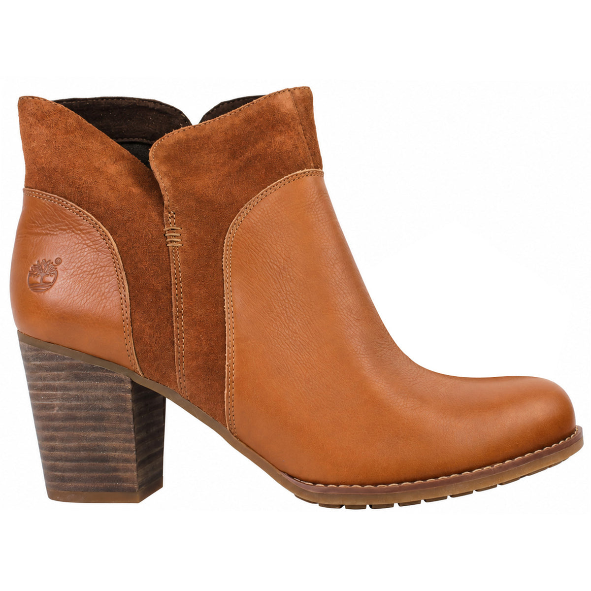 Timberland Rudston Womens Brown Heeled Boots