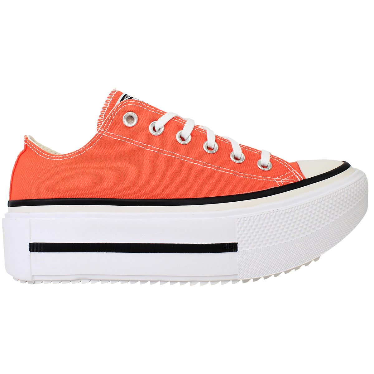 Converse Chuck Taylor Lift Double Stack OX Unisex Orange Plimsolls