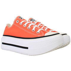 Converse Chuck Taylor Lift Double Stack OX Unisex Orange Plimsolls