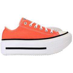 Converse Chuck Taylor Lift Double Stack OX Unisex Orange Plimsolls