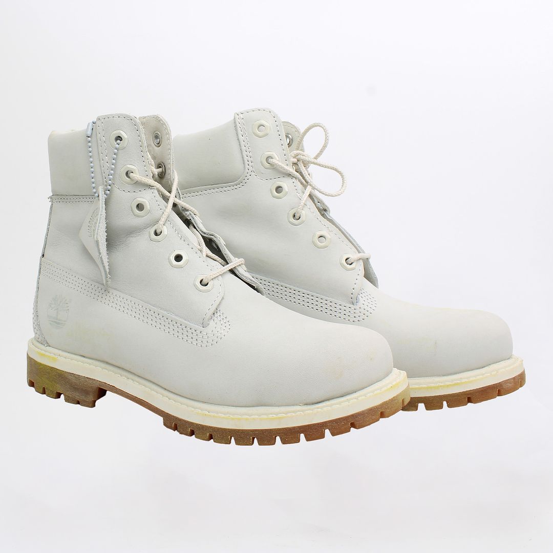 Timberland 6Inch Premium Womens Light Grey Boots NO BOX