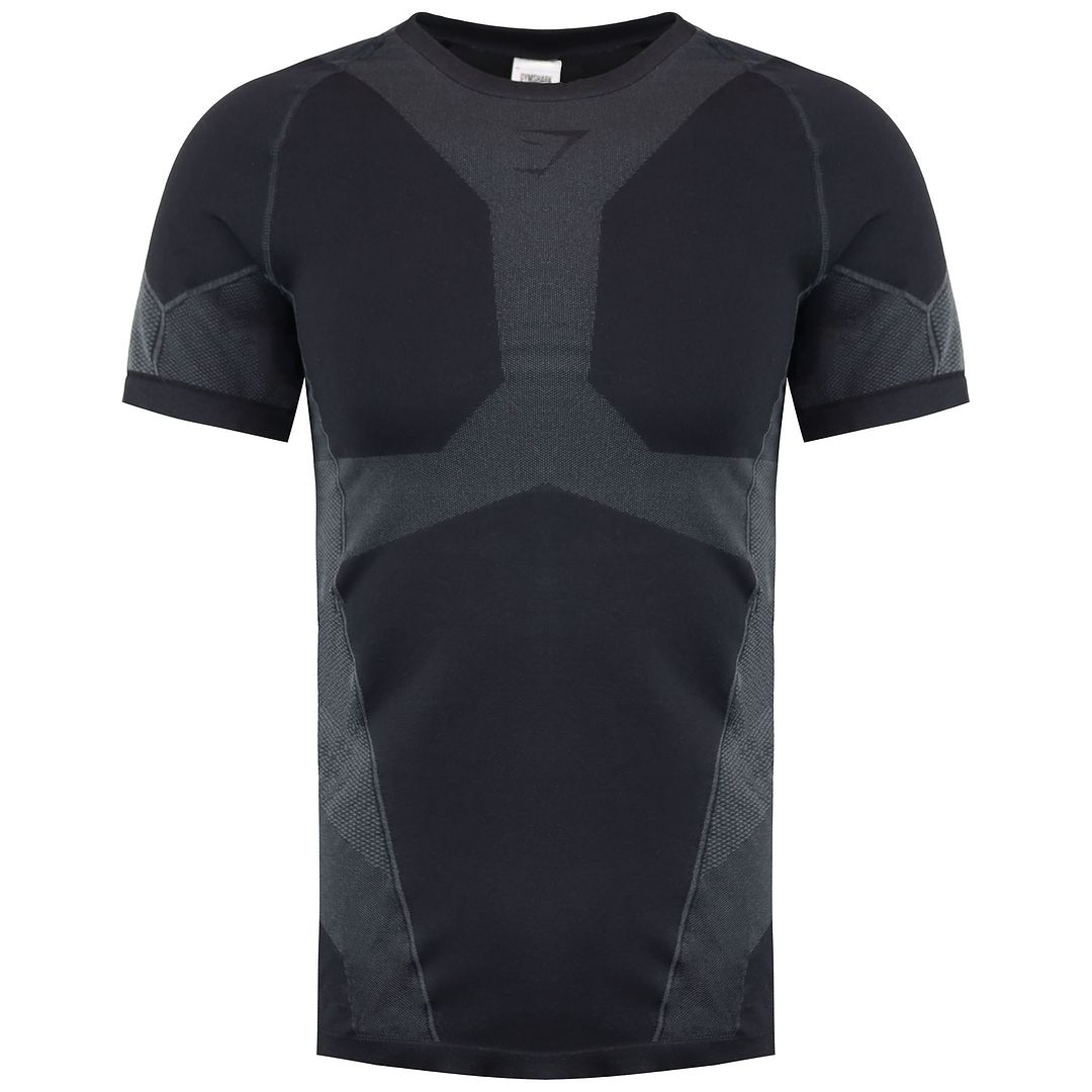 Gymshark Seamless Lifting Mens Black Muscle Top