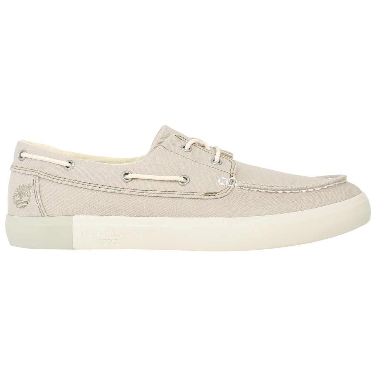 Timberland Newport Bay 2 Mens Beige Boat Shoes