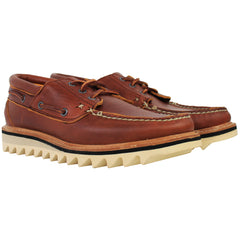 Timberland Selbyville 3 Eye Mens Brown Boat Shoes