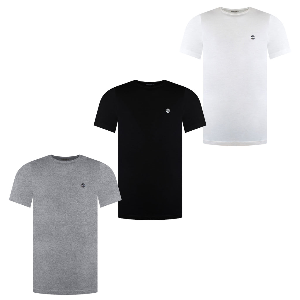 Timberland 3-Pack Basic Mens Assorted T-Shirt