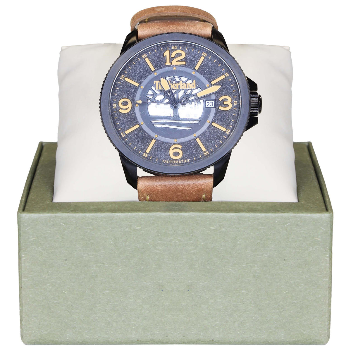 Timberland Edgemount Analogue Leather Brown Watch