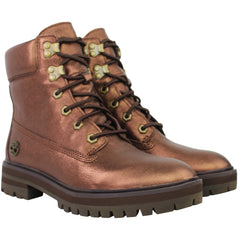 Timberland 6inch London Square Copper Womens Brown Boots
