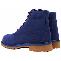 Timberland 6inch Premium Waterproof Kids Blue Boots