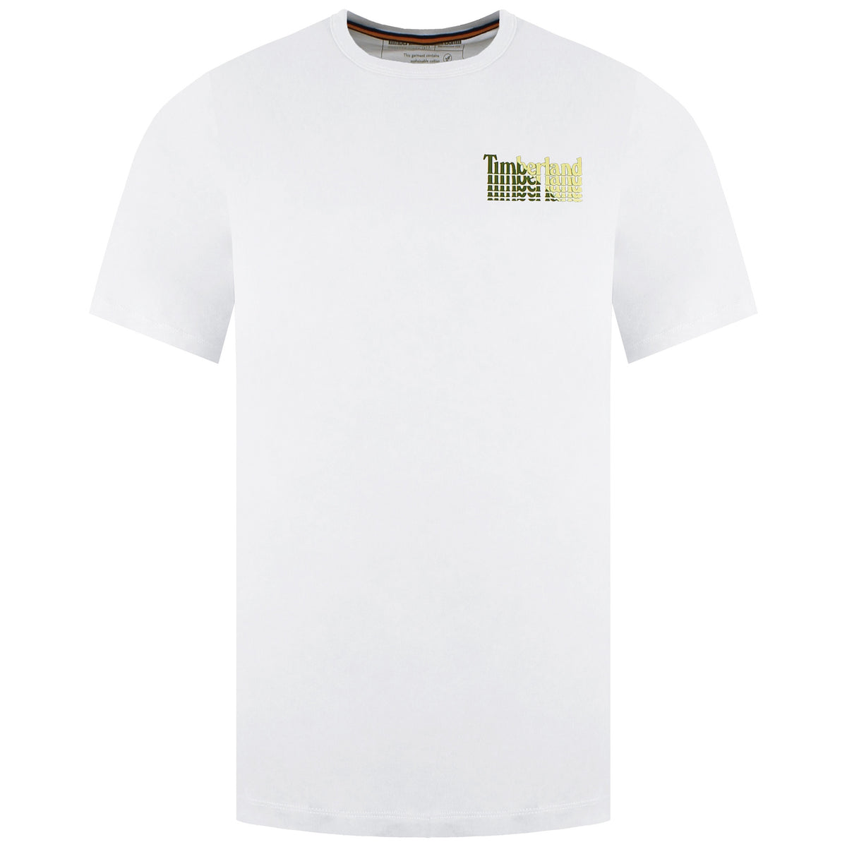 Timberland Stacked Mens White T-Shirt