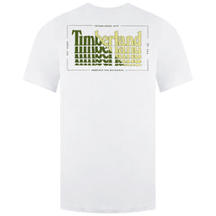 Timberland Stacked Mens White T-Shirt