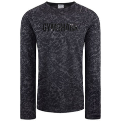 Gymshark GFX Bob Apollo Mens Black AOP Top