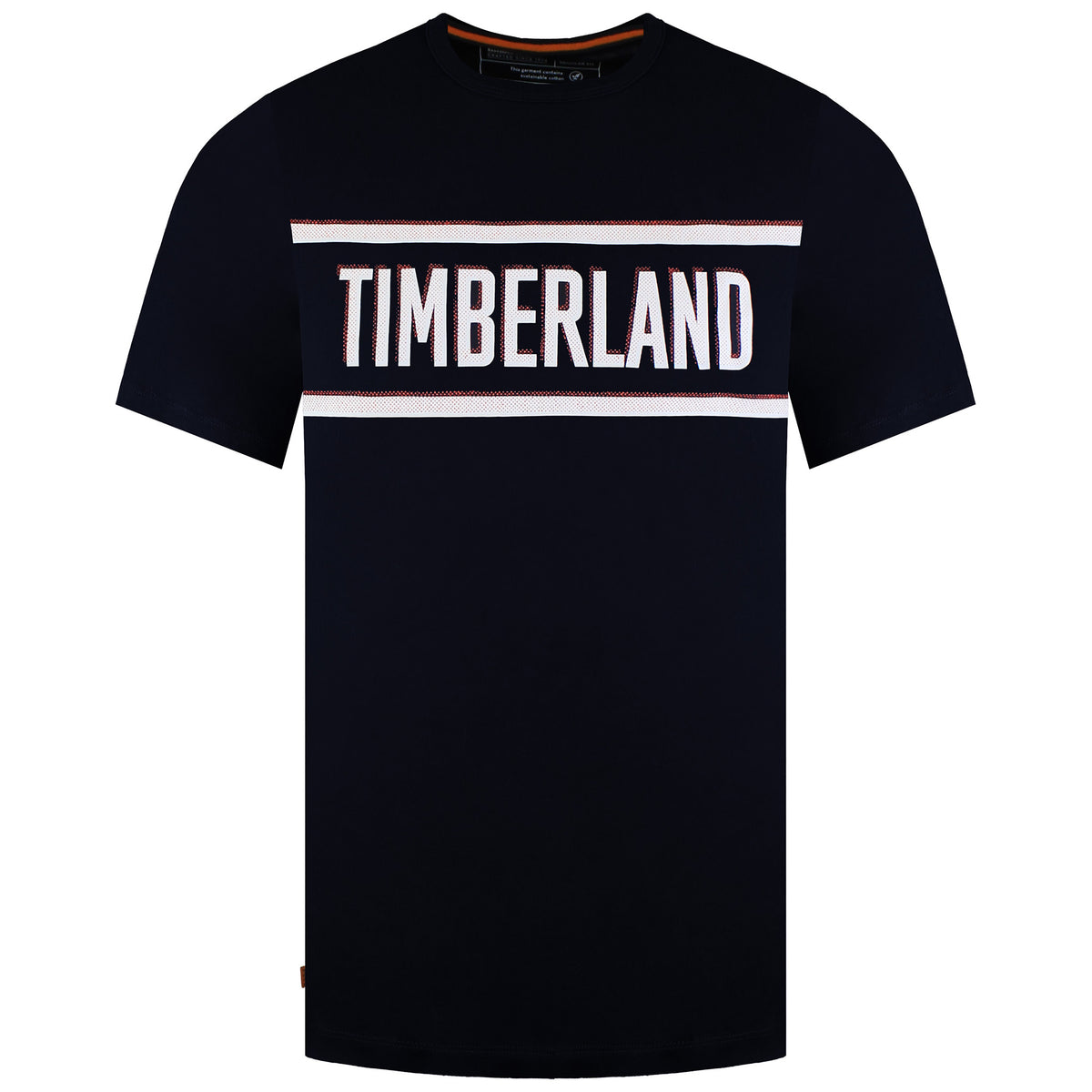 Timberland Branded Mens Navy T-Shirt