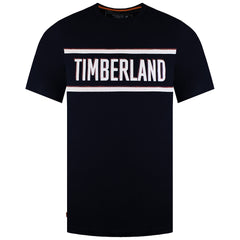 Timberland Branded Mens Navy T-Shirt