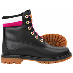 Timberland 6inch Heritage Waterproof Womens Black Boots