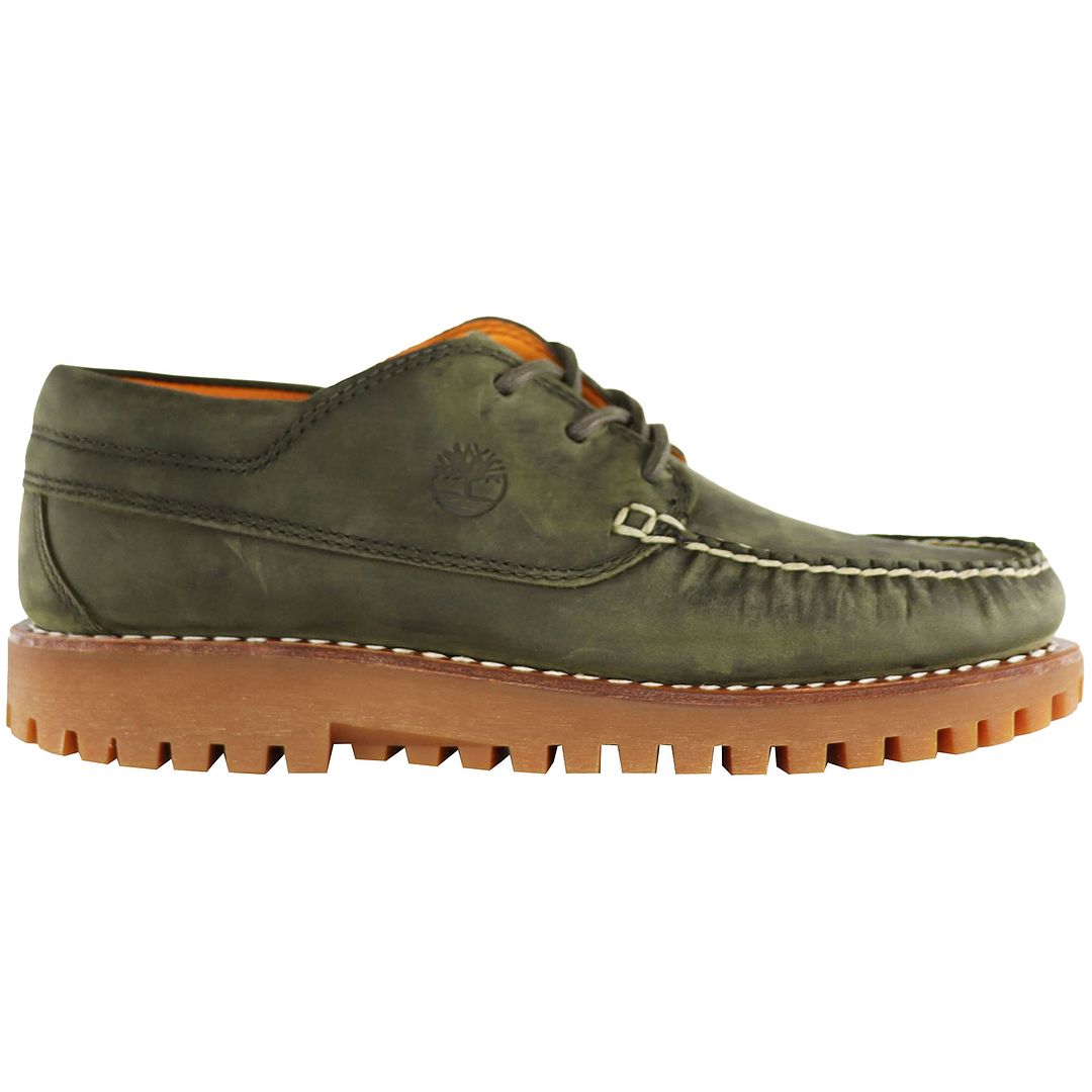 Timberland Jackson's Landing Moc Toe Mens Green Shoes