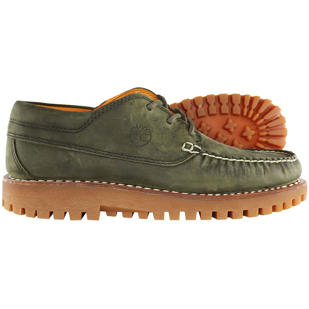 Timberland Jackson's Landing Moc Toe Mens Green Shoes