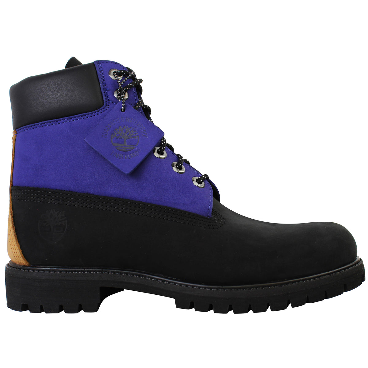 Timberland 6inch Premium Waterproof Mens Black/Purple Boots