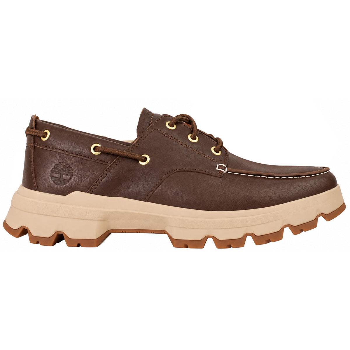 Timberland Ultra Moc Toe Oxford Mens Dark Brown Shoes