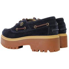 Timberland Stone Street Womens Dark Blue Boat Shoes